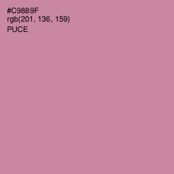 #C9889F - Puce Color Image