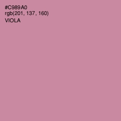 #C989A0 - Viola Color Image