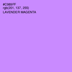 #C989FF - Lavender Magenta Color Image