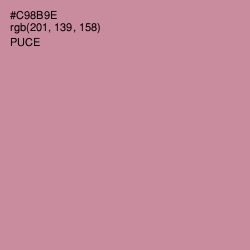 #C98B9E - Puce Color Image