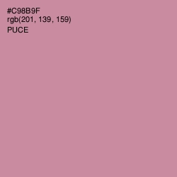 #C98B9F - Puce Color Image