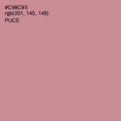 #C98C95 - Puce Color Image