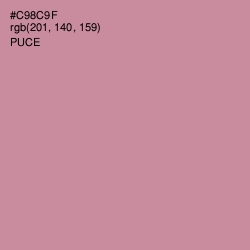 #C98C9F - Puce Color Image