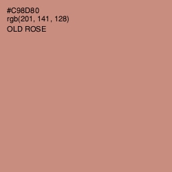 #C98D80 - Old Rose Color Image