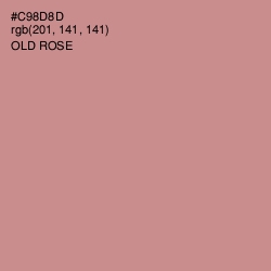 #C98D8D - Old Rose Color Image