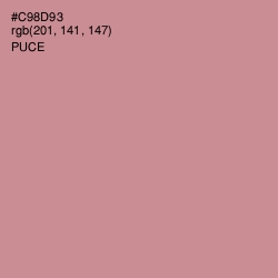 #C98D93 - Puce Color Image