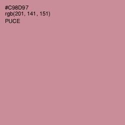 #C98D97 - Puce Color Image