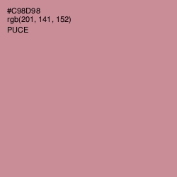 #C98D98 - Puce Color Image