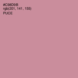 #C98D9B - Puce Color Image