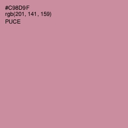 #C98D9F - Puce Color Image