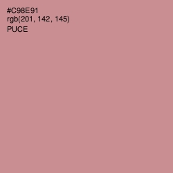 #C98E91 - Puce Color Image