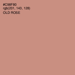 #C98F80 - Old Rose Color Image