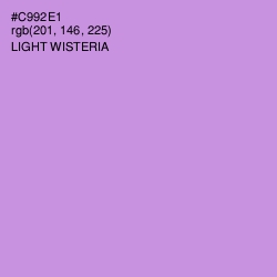 #C992E1 - Light Wisteria Color Image