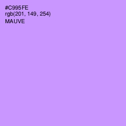 #C995FE - Mauve Color Image