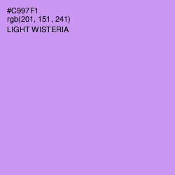 #C997F1 - Light Wisteria Color Image