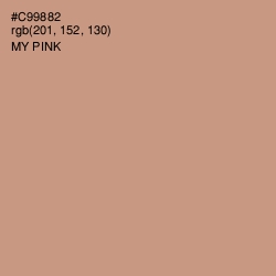 #C99882 - My Pink Color Image