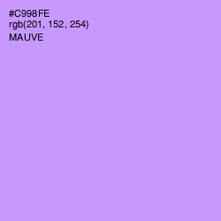 #C998FE - Mauve Color Image