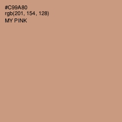 #C99A80 - My Pink Color Image