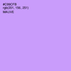 #C99CFB - Mauve Color Image