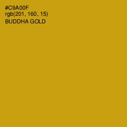 #C9A00F - Buddha Gold Color Image