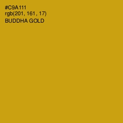 #C9A111 - Buddha Gold Color Image