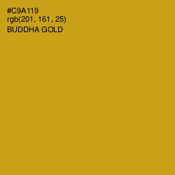 #C9A119 - Buddha Gold Color Image