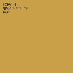 #C9A149 - Roti Color Image