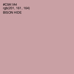 #C9A1A4 - Bison Hide Color Image