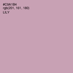 #C9A1B4 - Lily Color Image