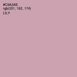 #C9A2AE - Lily Color Image
