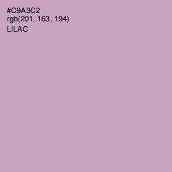 #C9A3C2 - Lilac Color Image