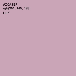 #C9A5B7 - Lily Color Image