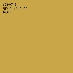 #C9A748 - Roti Color Image