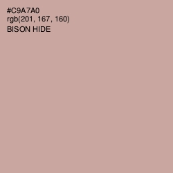 #C9A7A0 - Bison Hide Color Image