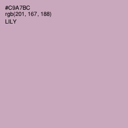 #C9A7BC - Lily Color Image