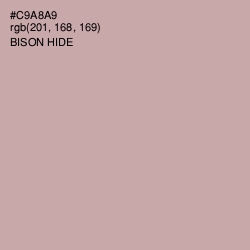 #C9A8A9 - Bison Hide Color Image