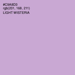 #C9A8D3 - Light Wisteria Color Image