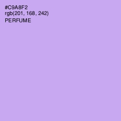 #C9A8F2 - Perfume Color Image