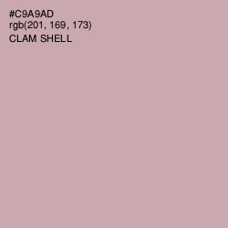 #C9A9AD - Clam Shell Color Image
