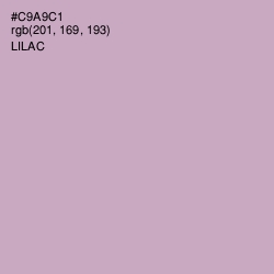 #C9A9C1 - Lilac Color Image