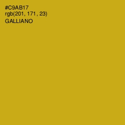 #C9AB17 - Galliano Color Image