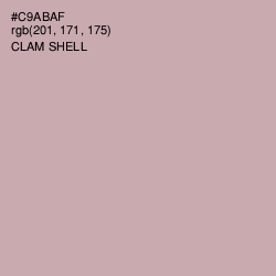 #C9ABAF - Clam Shell Color Image