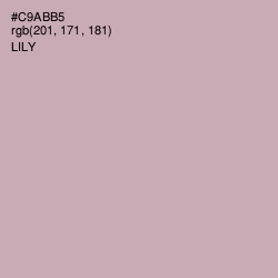 #C9ABB5 - Lily Color Image