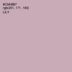 #C9ABB7 - Lily Color Image