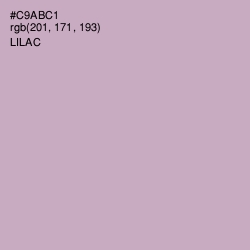 #C9ABC1 - Lilac Color Image