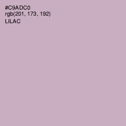 #C9ADC0 - Lilac Color Image