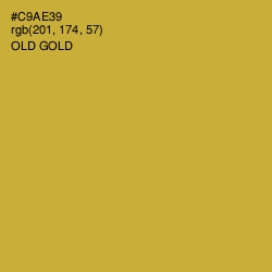 #C9AE39 - Old Gold Color Image