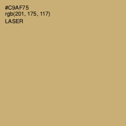 #C9AF75 - Laser Color Image