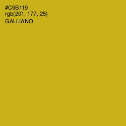 #C9B119 - Galliano Color Image