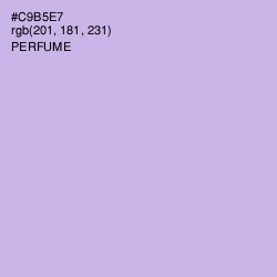#C9B5E7 - Perfume Color Image